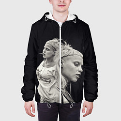 Куртка с капюшоном мужская Die Antwoord: Black Girl, цвет: 3D-белый — фото 2