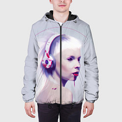 Куртка с капюшоном мужская Die Antwoord: Wild Eyes, цвет: 3D-черный — фото 2