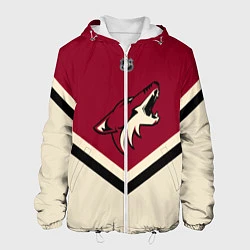 Куртка с капюшоном мужская NHL: Arizona Coyotes, цвет: 3D-белый