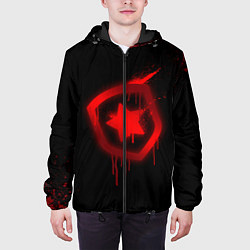 Куртка с капюшоном мужская Gambit: Black collection, цвет: 3D-черный — фото 2