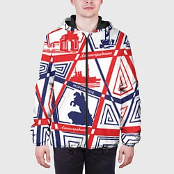 Куртка с капюшоном мужская Ленинградское мороженое, цвет: 3D-черный — фото 2