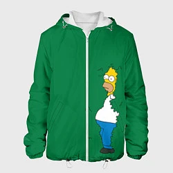 Мужская куртка Гомер в кустах