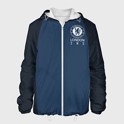 Куртка с капюшоном мужская Chelsea FC: London SW6, цвет: 3D-белый