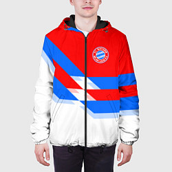 Куртка с капюшоном мужская Bayern FC: White style, цвет: 3D-черный — фото 2