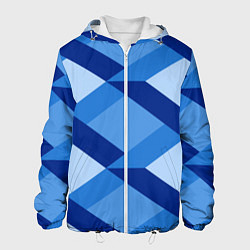 Куртка с капюшоном мужская Линий геометрия, цвет: 3D-белый