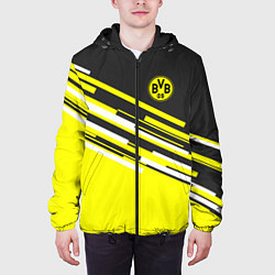 Куртка с капюшоном мужская Borussia FC: Sport Line 2018, цвет: 3D-черный — фото 2