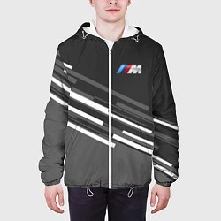 Куртка с капюшоном мужская BMW: Sport Line, цвет: 3D-белый — фото 2