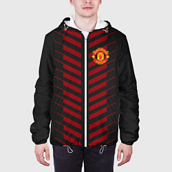 Куртка с капюшоном мужская FC Manchester United: Creative, цвет: 3D-белый — фото 2