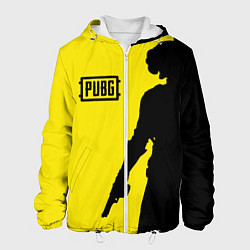 Куртка с капюшоном мужская PUBG: Yellow Shadow, цвет: 3D-белый