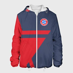 Куртка с капюшоном мужская FC Bayern: Star, цвет: 3D-белый
