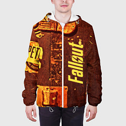 Куртка с капюшоном мужская Fallout: Steampunk, цвет: 3D-белый — фото 2