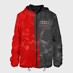 Мужская куртка Audi: Red & Grey poly