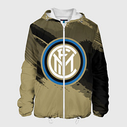 Куртка с капюшоном мужская FC Inter: Dark Sport, цвет: 3D-белый