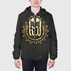 Куртка с капюшоном мужская Kingdom Come: Deliverance Logo, цвет: 3D-черный — фото 2