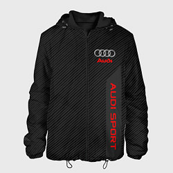 Куртка с капюшоном мужская Audi: Sport Line цвета 3D-черный — фото 1
