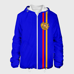 Куртка с капюшоном мужская Армения, цвет: 3D-белый