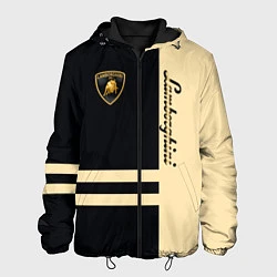 Куртка с капюшоном мужская Lamborghini Sport, цвет: 3D-черный