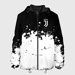Куртка с капюшоном мужская FC Juventus Sport, цвет: 3D-черный