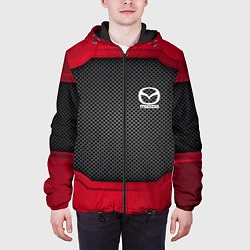 Куртка с капюшоном мужская Mazda: Metal Sport, цвет: 3D-черный — фото 2