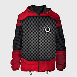 Куртка с капюшоном мужская Skoda: Metal Sport, цвет: 3D-черный