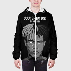 Куртка с капюшоном мужская XXXTentacion: 1998-2018, цвет: 3D-белый — фото 2