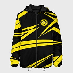 Куртка с капюшоном мужская FC Borussia: BVB Sport, цвет: 3D-черный