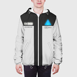 Куртка с капюшоном мужская RK900: Become Human, цвет: 3D-белый — фото 2