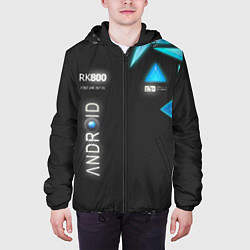 Куртка с капюшоном мужская Detroit: Android RK800, цвет: 3D-черный — фото 2