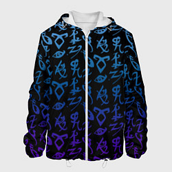 Куртка с капюшоном мужская Blue Runes, цвет: 3D-белый