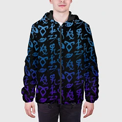 Куртка с капюшоном мужская Blue Runes, цвет: 3D-черный — фото 2
