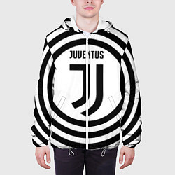 Куртка с капюшоном мужская FC Juventus Round, цвет: 3D-белый — фото 2