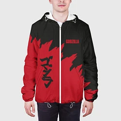 Куртка с капюшоном мужская Godzilla: Dark Style, цвет: 3D-белый — фото 2
