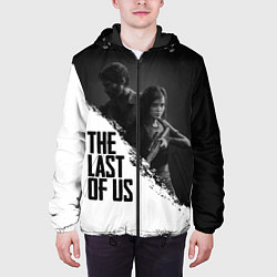 Куртка с капюшоном мужская The Last of Us: White & Black, цвет: 3D-черный — фото 2