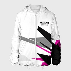 Куртка с капюшоном мужская Metro Exodus: White Style, цвет: 3D-белый