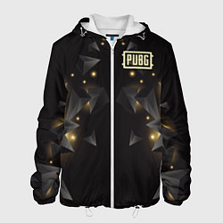 Куртка с капюшоном мужская PUBG: Night Fireflies, цвет: 3D-белый