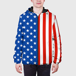 Куртка с капюшоном мужская American Patriot, цвет: 3D-черный — фото 2