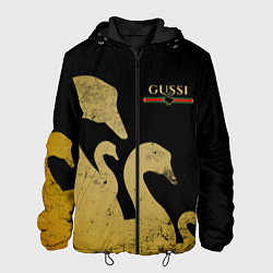 Куртка с капюшоном мужская GUSSI: Gold Edition, цвет: 3D-черный