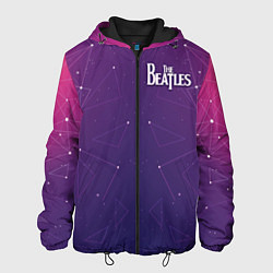 Куртка с капюшоном мужская The Beatles: Neon Style, цвет: 3D-черный