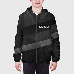 Куртка с капюшоном мужская CS:GO Graphite, цвет: 3D-черный — фото 2