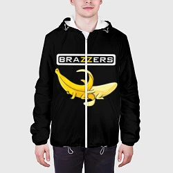 Куртка с капюшоном мужская Brazzers: Black Banana, цвет: 3D-белый — фото 2