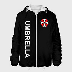 Куртка с капюшоном мужская UMBRELLA CORP, цвет: 3D-белый