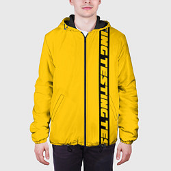 Куртка с капюшоном мужская ASAP Rocky: Yellow Testing, цвет: 3D-черный — фото 2