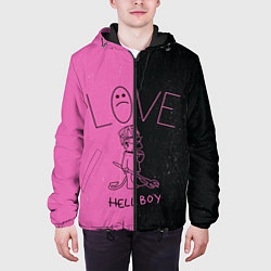 Куртка с капюшоном мужская Lil Peep: Hell Boy, цвет: 3D-черный — фото 2