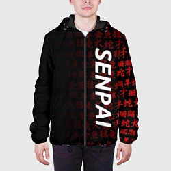 Куртка с капюшоном мужская SENPAI, цвет: 3D-черный — фото 2