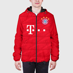 Куртка с капюшоном мужская FC Bayern: Home 19-20 цвета 3D-черный — фото 2