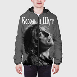 Куртка с капюшоном мужская Король и Шут, цвет: 3D-черный — фото 2