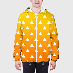 Куртка с капюшоном мужская ZENITSU ЗЕНИТСУ КИМОНО, цвет: 3D-белый — фото 2