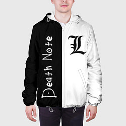 Куртка с капюшоном мужская Death Note 2, цвет: 3D-белый — фото 2