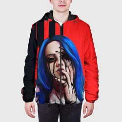 Куртка с капюшоном мужская Billie Eilish: Demon, цвет: 3D-черный — фото 2