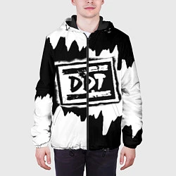 Куртка с капюшоном мужская ДДТ, цвет: 3D-черный — фото 2
